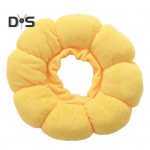 Kassi taastav kaelarihm p&auml;evalille kujuga pehme t&auml;idisega kaelakoonus, reguleeritav hammustusvastane lakkumisvastane haavade paranemise kaitsekrae p&auml;rast operatsiooni XS kollane