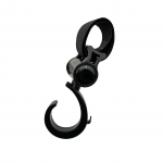 Beebik&auml;ru konks m&auml;hkmekottide riputamiseks Toidukaubad ja palju muud 360 p&ouml;&ouml;rlevat imikute k&auml;ru korraldaja jalutusk&auml;ru riidepuu kujundus 1P