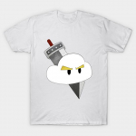 Naiste T-s&auml;rk Cloud Harajuku Print Kawaii T-s&auml;rk Suvine l&uuml;hikeste varrukatega naiste T-s&auml;rk Top Tee S roosa