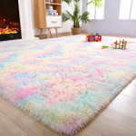 Pehme ja kohev tie-dye vaip magamistuppa, lastetuppa, &uuml;hiselamusse ja klassiruumi Custom Size