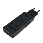 4-&uuml;hes seinakontakti pikendus Eu elektripistikupesa 180 kraadi pistiku adapter reisiadapter kaasaskantav toitemuundur