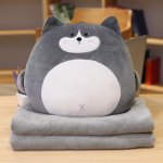 Kolm-&uuml;hes multikas padjatekk: Kahe otstarbega padi ja tekk koos kliimaseadme tekiga, ideaalne kontoris uinakuks Cushion (Blanket 1m x 1.7m)