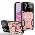 P&otilde;rutuskindel Armor juhtmevaba laadimise Magsafe &uuml;mbris OPPO A17 A17K A57 A77 A77S A78 A58 A98 A54 A78 4G A79 5G jaoks, magnetr&otilde;ngaga kate For OPPO A17 roosa kuldne v&auml;rv