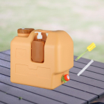 Veekonteiner segisti &auml;mbriga seebi dosaatoriga joogikann telkimiseks grillimiseks 20L with Brush Hose