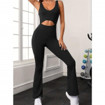 &Uuml;hes t&uuml;kis fitness kombinesoonid Naiste &uuml;hev&auml;rvilised Body Seamless Playsuit Seljata jooga spordir&otilde;ivad S must