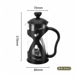 Klaaspressi kohvikannud, filtripress, k&auml;sitsi kohvitassid, k&otilde;rge temperatuuritaluvus, piimakann, teekeetja, uus