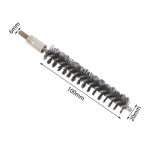 1 tk korstnapuhastushari torude puhastamiseks poleerimiseks 10-50 mm keermestatud traathari metallist k&auml;epidemega roostevabast terasest hari