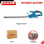 ONEVAN 3000W Brushless Electric Hedge Trimmer Cordless Trimmer Pruning Saw Lawn Mower Garden Tools For Makita 18V Battery Without Battery