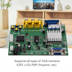 CGAEGAYUVRGB to VGA m&auml;nguautomaadi HD-video muunduri adapterplaat CRT LCD PDP monitori jaoks