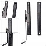 2Pcs Seat Slider Track Vehicle Sliding Rail Easy to Install Adjustable Replacement