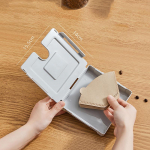 Kohvifiltripaberi hoidja Magnetiline kinnitus Kohvifiltripaberi karp K&ouml;&ouml;gi jaoks Kohvifiltripaberi hoiuriiul Dosaator valge