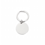 Trendikas peegelpoleeritud roostevabast terasest paaride v&otilde;tmehoidja ripats laseriga graveeritud logoga