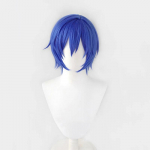 Kaito Cosplay Parukas Anime HSR Gallagher Tume Pruun L&uuml;hike Kuumuskindel S&uuml;nteetiline Juus Anime Peoparukad + Parukav&otilde;rk One Size