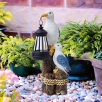 Aia p&auml;ikesevalgusti Haldjas Skulptuur V&auml;likaunistus Linnu Maastikuvalgustus Kuju &Otilde;uekunst 12cmx16cmx29cm