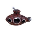 M&auml;danenud &auml;mbrivrakid, uppunud puit, krevetimaja, varjualune, vaigust valmistatud k&auml;sit&ouml;&ouml;, paagi kaunistused, akvaariumi haljastus One Size pruun