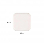 1 tk silikoonist uksekork k&auml;epideme kaitserauad Isekleepuv Mute p&otilde;rutusvastane kaitse Porte Pad koduparandus seinakaitse pad valge