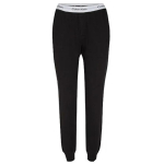 Calvin Klein &Uuml;hev&auml;rvilised Kirjalogo V&ouml;&ouml;koht Mansetid Dressip&uuml;ksid Unisex Alaosad Must QS6872E-UB1 S gray