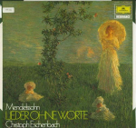 LP plaat CHRISTOPH ESCHENBACH - Mendelssohn: S&otilde;nadeta laulud 15MG3023 DEUTSCHE GRAMMO Jaapan Klassikaline Kasutatud