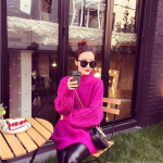 RUGOD Chic Turtleneck Long Pullovers Twist Elegantne sviiter Talvetopsid naistele Mitmev&auml;rviline Korea disainiga talvepullover One Size