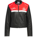 Adidas Originals V&otilde;idus&otilde;idustiilis Moodne Lihtne Mitmek&uuml;lgne Seisukrae Jakk Naiste Jakk Must Helepunane JM8023 XS red