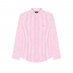 Polo Ralph Lauren Triibuline N&ouml;&ouml;bitav Pikkade Varrukate S&auml;rk Laste s&auml;rgid Roosa 323862260-040 S