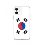 Coque T&eacute;lephone Drapeau Cor&eacute;e du Sud &ndash; iPhone 12