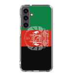 Coque T&eacute;l&eacute;phone &ndash; Samsung &ndash; Galaxy S24 Ultra &ndash; Drapeau Afghanistan &ndash; Souple &ndash; mitmev&auml;rviline