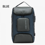 Blue Mount 9907 Nutikas lukk USB laetav veekindel seljakott hall v&auml;rv