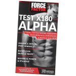 Testosterooni booster kapslites, Test X180 Alpha, Force Factor 60kaps (08641011) 60caps