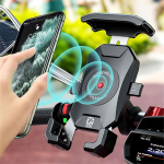 QC 3.0 USB kiirlaadija 360&deg; horisontaalse p&ouml;&ouml;rdega mootorrattale/rollerile