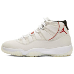 Air Jordan 11 Retro Platinum Tint Meeste Tennised Valge Sail-University-Punane 378037-016 40