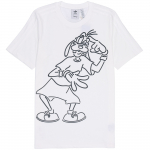 Adidas Originals Disney Goofy Multikakujuline Spordis&auml;rk - Triibuline & Hingav Meeste Topp Valge HC0646 S