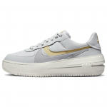 Nike Air Force 1 PLT.AF.ORM Photon Dust Naiste Tennised Sinine Meeskond-Kuldne Purje DJ9946-002 38