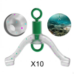 10 Fishing Line Splitters Designed as Swivel Tools for Freshwater and Saltwater Applications 15mm