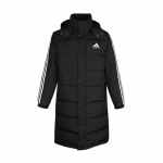Adidas Pikk Soe Paks Tuulekindel Pardisulgedest Jakk Eemaldatava Kapuutsi ja Unisex V&auml;lijopega Must ADIPK01T-BW XS