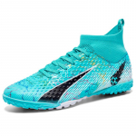 Moodsad Unisex jalgpallijalatsid V&auml;lis-/Sisekasutuseks Poiste T&uuml;drukute Jalgpallisaapad Professionaalsed Futsali Jalgpalli Treeningketsid 35 sinine