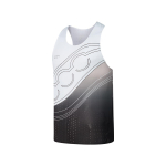Saucony Jooksmise Treeningseeria Mugav &Uuml;mmarguse Kaelusega Varrukateta Tanktop Meeste Topid Hall Pruun SA2259TK03T-PR216 S