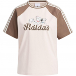 Adidas Originals X Disney Dalmaatsia Raglaan T-s&auml;rk Moodne Mugav Pehme Spordi L&uuml;hikeste Varrukatega Naiste Topid KG6699 XS