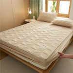 Voodipesukomplekt Voodile paigaldatud lina pehme kaitsekate paks puuvillane madratsi kate kaheinimesevoodi padi voodikate Madrats (Padjap&uuml;&uuml;rid puuduvad) 100x200cm Only Sheet