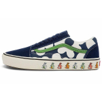 Vans Old Skool Lilleprindiga Madalad Tennised Unisex Tossud Sinine Valge VN0A5DYCB1U 36.5
