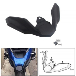 1x Must Esitiib Mootori Nokk Pikendus Ratta Kate BMW R1200GS LC 17-19 jaoks