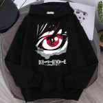 Kuum anime Death Note pullover Ryuk prindiga kapuutsiga mehed naised kuum manga kapuutsikad vabaaja lai dressipluus Harajuku unisex t&auml;navariided S