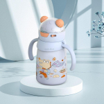 Learning Cup Baby Drink Cup vaakum 316 roostevabast terasest termostops K&otilde;rge v&auml;limusega armas tass kaasaskantav v&auml;ike tass 400ml