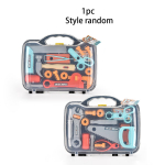 Laste t&ouml;&ouml;riistade kandekott DIY kokkupandud kodune m&auml;nguasi, beebi simulatsioon, remondit&ouml;&ouml;riistade hoiukarp (Stiil juhuslik)