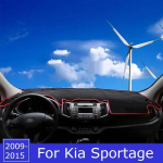 Kia Sportage 3 2010 2011 2012 2013 2014 2015 jaoks Auto Armatuurlaua Katted V&auml;ldi Valgust Pad P&auml;ikesevari Anti-UV Vaibad Matt Tarvikud left-hand drive