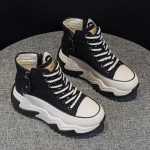 Uued Naiste Tossud Mood Platvorm Naiste Saapad Libisemiskindlad K&otilde;rge S&auml;&auml;rega Vabaaja Jalatsid Disainer K&otilde;rge Kvaliteet Mugavad Naiste Pahkluu Saapad 40 must