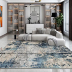 Moodne Abstraktne Vaip Elutuppa Lihtsus 200x300 Salongi Vaibad Elastne Libisemisvastane Mustust H&uuml;lgav Voodi&auml;&auml;re Vaip Lihtne Puhastamine 80*160cm