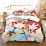 Luksuslik uus 3D-tr&uuml;kiga anime t&uuml;drukute voodipesukomplekt Cells At Work tekikate padjap&uuml;&uuml;rid multifilmikujuline tekikate komplekt teismelistele poistele 70x133cm 2pcs