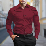 Meeste lihtsate joontega tr&uuml;kitud pikkade varrukatega s&auml;rgid vabaaja kardigan uue nupuga p&uuml;hademoe s&auml;rgid L