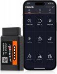 X1 OBD2 Skanner Bluetooth iPhone'i ja Androidi jaoks ELM327 OBDII Koodilugeja Kontrollmootori Tuli Traadita Adapter &Uuml;hilduv K&otilde;igega CC0166 X1mini